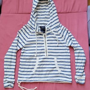 American Eagle Striped Hoodie